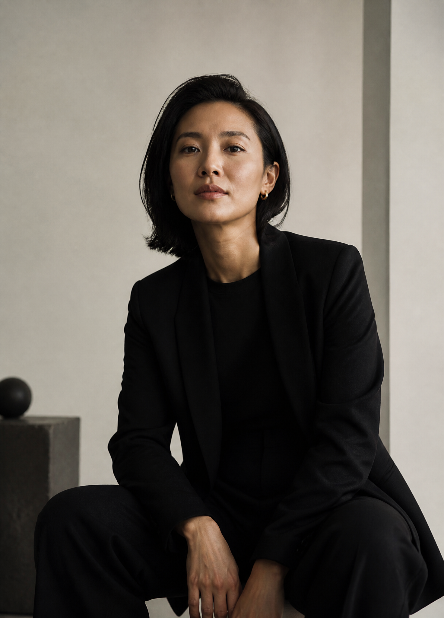Editorial studio portrait